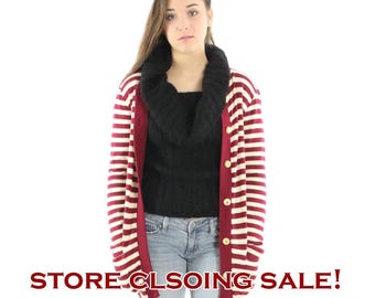 Vintage 70s Cardigan Sweater Medium M