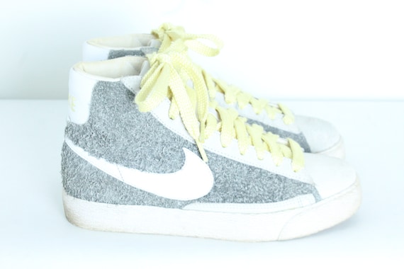 Nike blazer grigie alte camoscio cheap