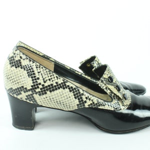 60s Snakeskin Pumps 7.5 image 3