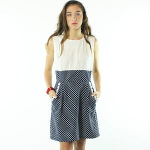 Polka Dot Mini Dress Medium M