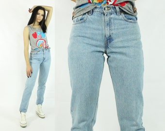 80's Levi's Jeans Mid Rise Light Blue Size 7 Small S