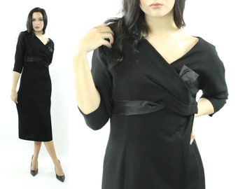 50's Back Wiggle Dress Small S