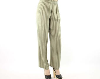 Pantalones de rayas estilo años 90, talla M