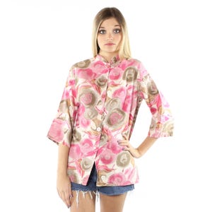 70&#39;s Tunic Blouse Medium M