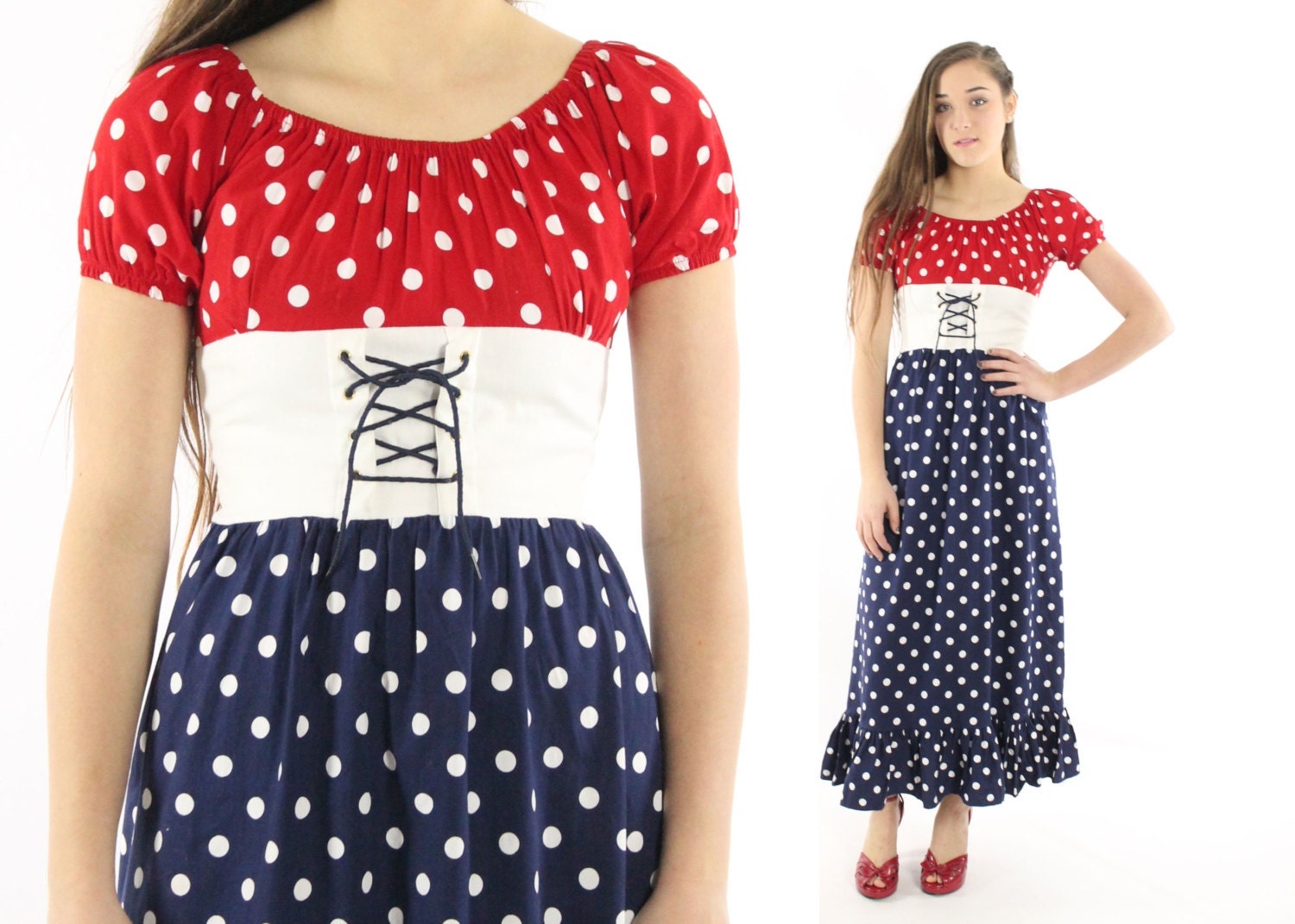 70s polka dot