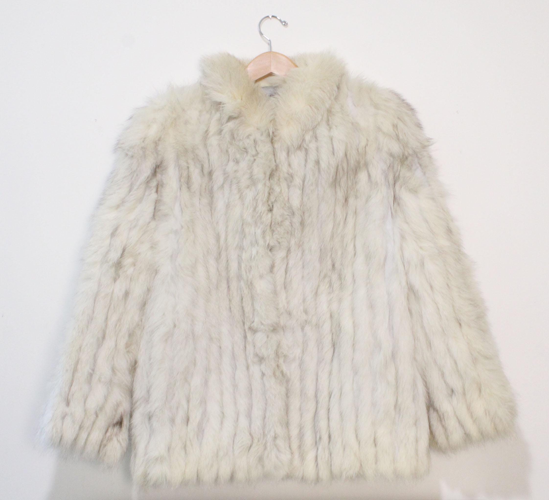 80's SAGA FOX Fur Coat Large L - Etsy