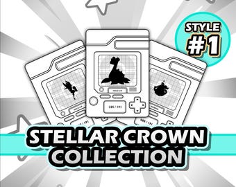 Stellar Crown Printable Binder Placeholders (Style 1) + Checklists