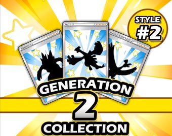 Generation 1 Printable Binder Placeholders (Style 2) + Checklists