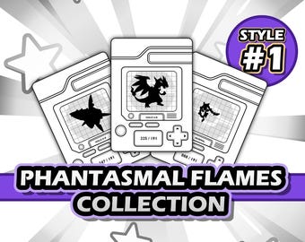 Phantasmal Flames Printable Binder Placeholders (Style 1) + Checklists