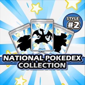 National Dex Printable Binder Placeholders (Style 2) + Checklist