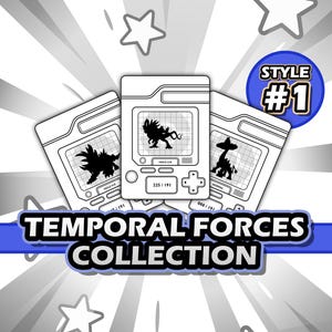 Temporal Forces Printable Binder Placeholders (Style 1) + Checklists