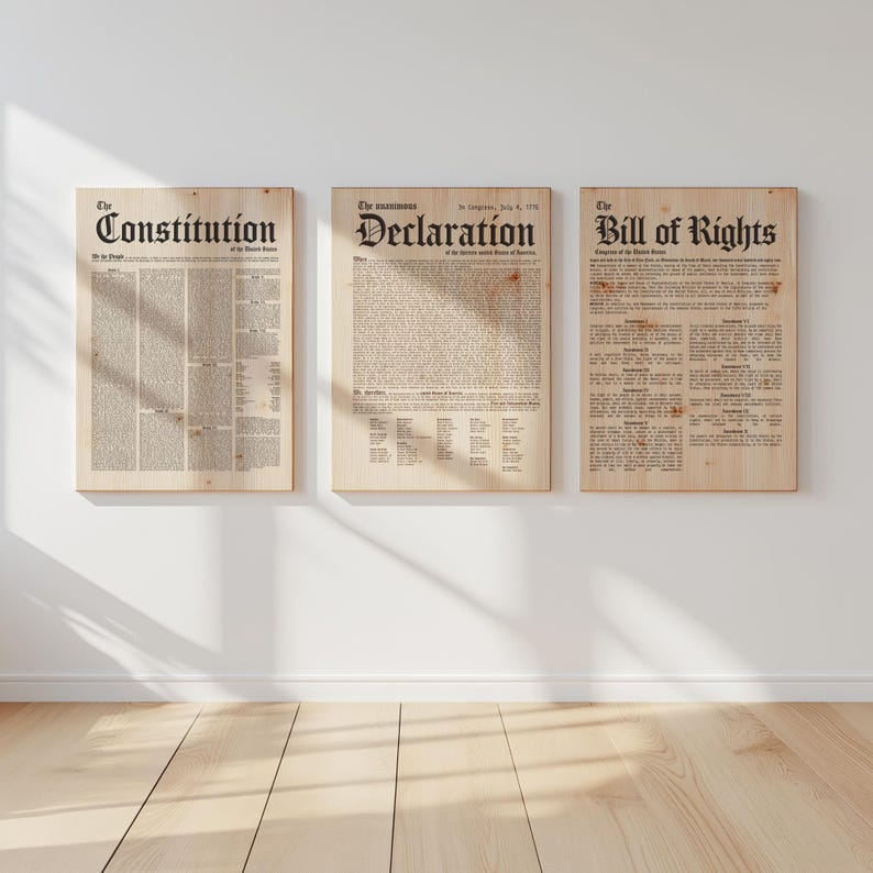 America’s Founding Laser Engrave File, Declaration of Independence, US ...