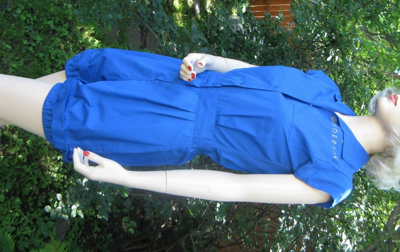 Vintage 1950s Womens Blue Gym Suit Romper by Moore Small Etsy