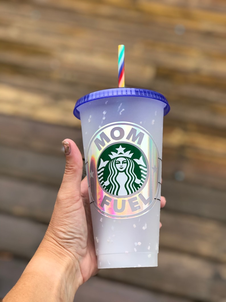 Download Mom Fuel Circle Digital File for Starbucks Cold Cups | Etsy