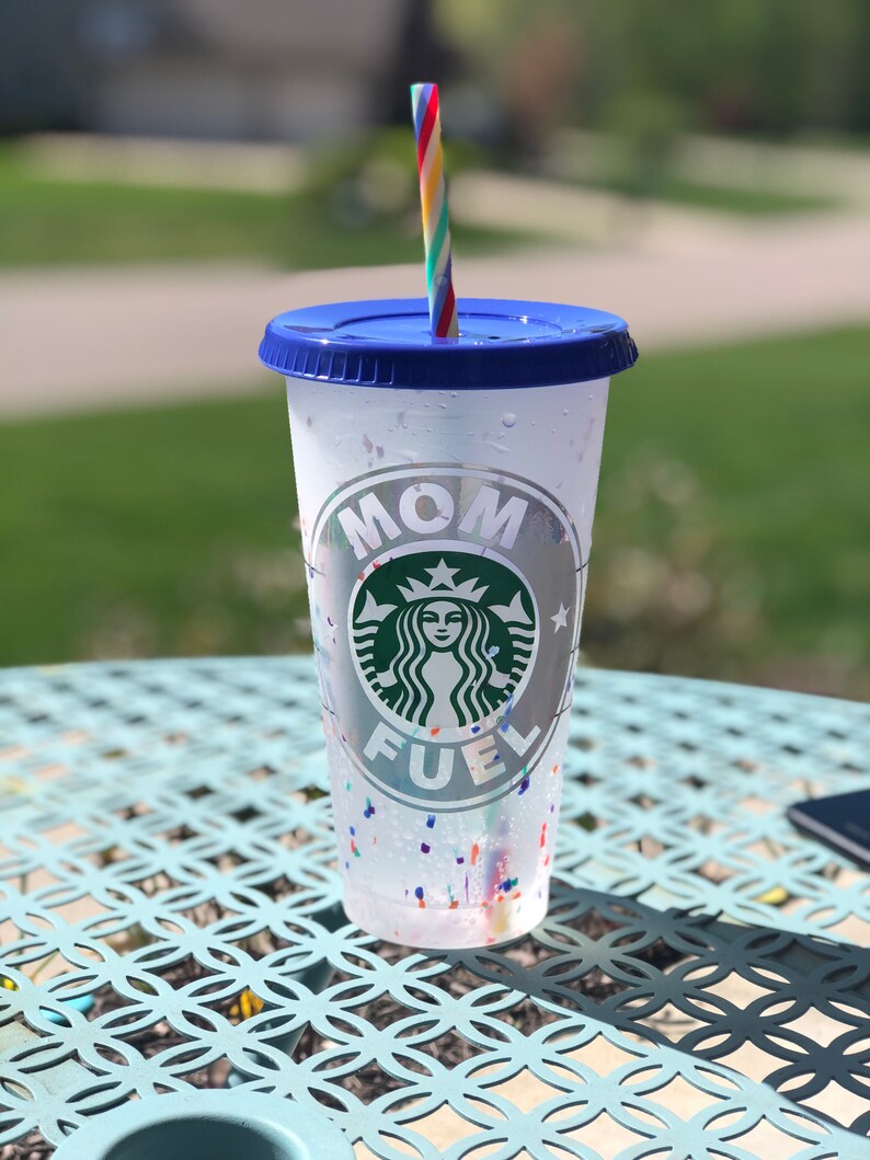 Download Mom Fuel Circle Digital File for Starbucks Cold Cups | Etsy