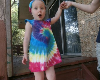 Tie Dye Pinafore Dress, Little Girls Tie Dye, Princess Clothing, Size 4T Dress, Princess Dress, Hippie Kids, Shakedown Street, Dead and Co