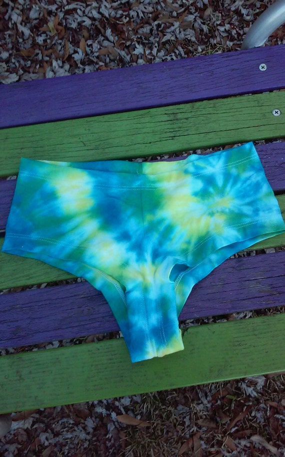 Tie Dye Hot Shorts, Shorties,tie Dye Panties, Size Small, Womens Underwear,  Boy Shorts,yoga Shorts, Grateful Dead Panties, Sexy Shorties 