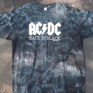 Back in Black, AC/DC Tshirt, XL, Vintage Tshirt, Free Shipping