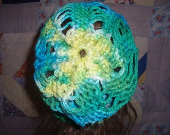 Lemon Drop - Bamboo - Tie Dye - Knit Hat