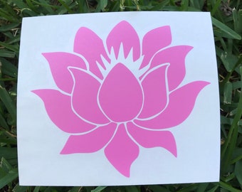 Lotus Flower window sticker, Namaste, Car decor, Yoga, Shakedown Street