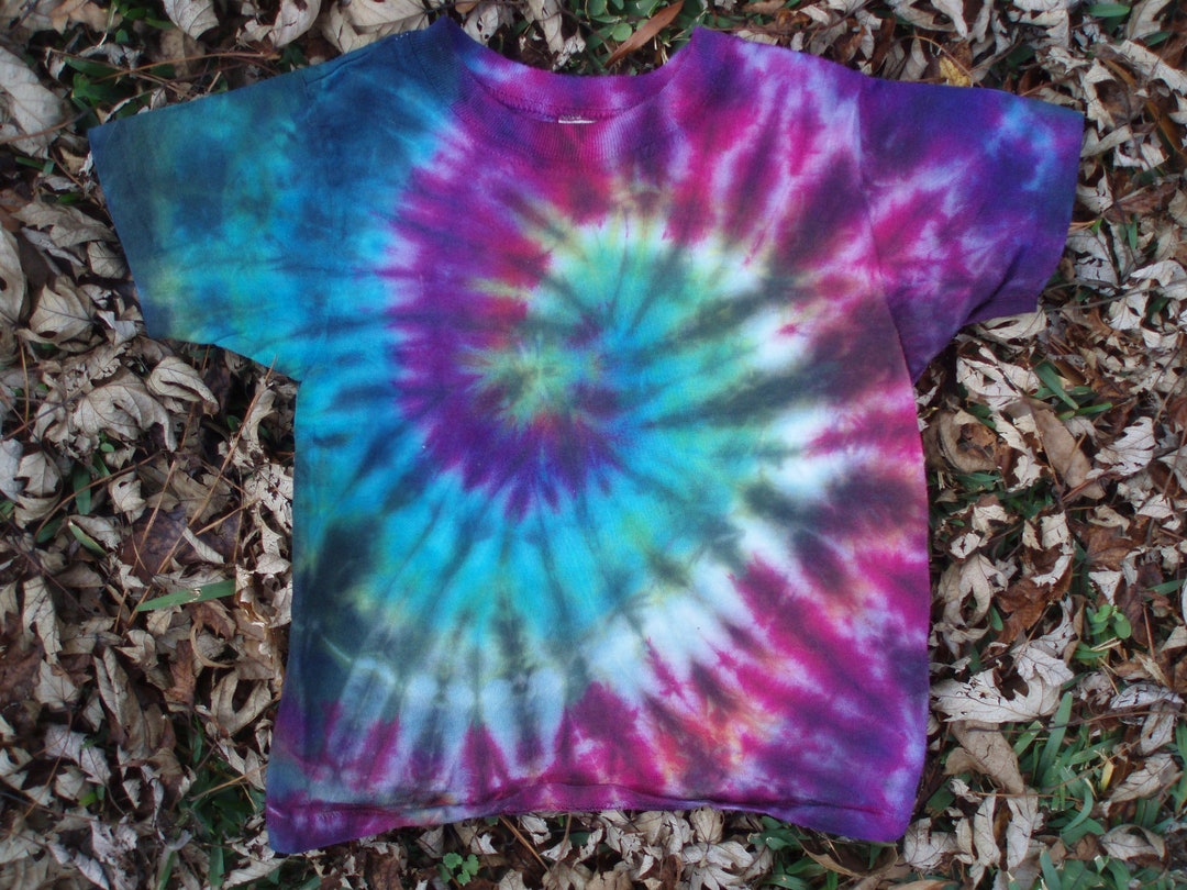 Tie Dye Toddler Tshirt 2YR Boy Girl Kids Clothing Etsy