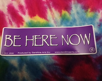 Be Here Now mini sticker
