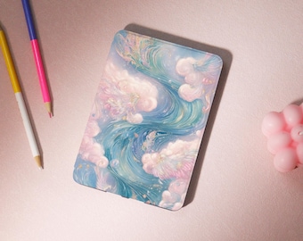 Abstract Art Kindle Case Custom For Paperwhite 1/2/3/4, Kindle 2019/2022, Kindle Paperwhite Cover, Kindle Acrylic Case With Hand Strap