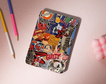 Pop Art Collage Kindle Case,Kindle Cover for Kindle Paperwhite Case 1/2/3/4,Kobo Case,Kindle Paperwhite 10/11th Acrylic Case With Hand Strap