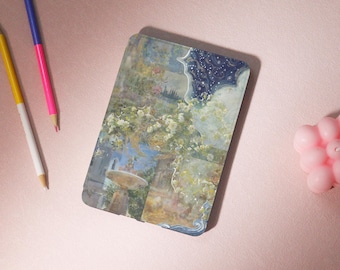 Dreamy Garden Collage Kindle Case, Kindle Cover for Paperwhite Case 1/2/3/4, Kobo Case, Kindle Paperwhite 10th Acrylic Case With Hand Strap