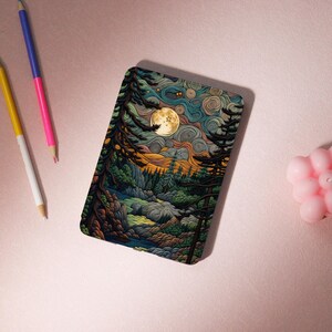 Forest Moon Night Hülle für Kindle Colorsoft 2024 Paperwhite 12th 11th gen 6.8"7 inch Case KPW Scribe Kindle Oasis 3 Cover Kindle 2022