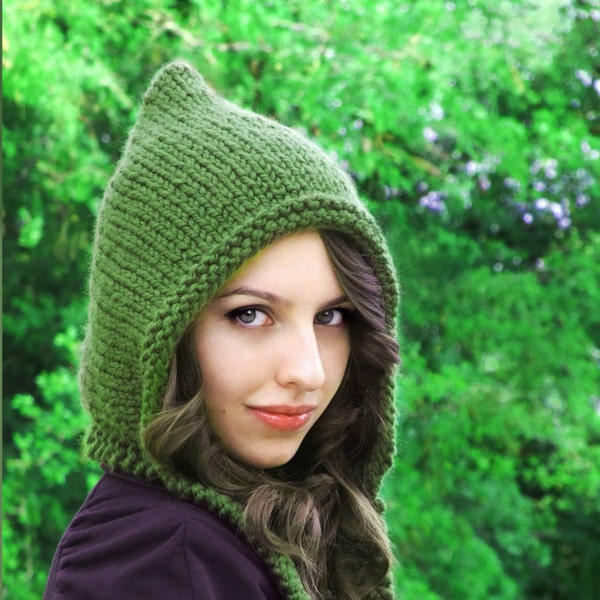 Knitting PATTERN-Adult Pixie Hat