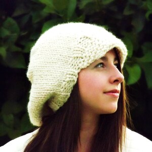 KNITTING PATTERN - Adult Slouch Hat Pattern