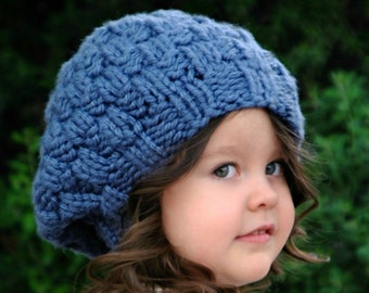 The Wren Slouchy - Knitting Pattern (Baby, Toddler, Child sizes)