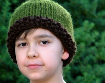 Knitting Pattern - The Sherwood Beanie (Baby, Toddler, Child, Adult Man sizes)