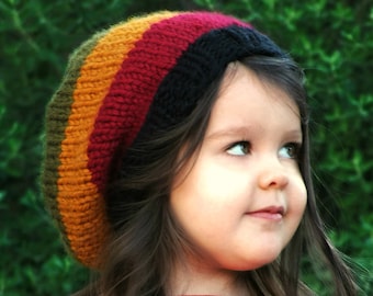 Knitting Pattern baby Rasta Hat baby toddler child Sizes Etsy