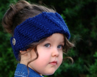 Knitting Pattern - The Elendria Head Warmer (Baby, Toddler, Child, Adult sizes)