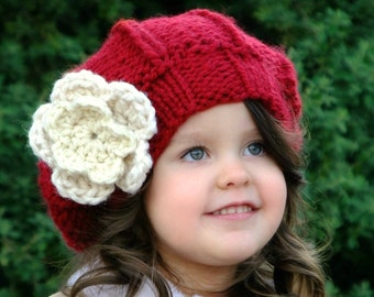 Knitting Pattern -The Monet Slouchy (Baby, Toddler, Child, Adult)