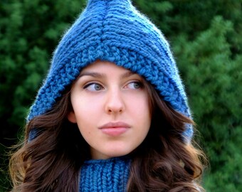 Knitting Pattern - The Arwen Hood - Adult