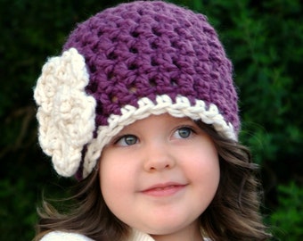 CROCHET Pattern -The Isabella Beanie (Newborn, Baby, Toddler, Child sizes)