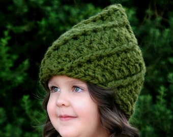 Crochet Pattern - The Glenn Gnome Hat (Newborn, Baby, Toddler, Child sizes)