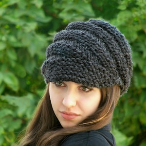 KNITTING PATTERN- Spiral Hat