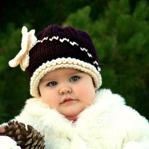 The Butterfly Hat Knitting Pattern - (Infant, Baby, Toddler)