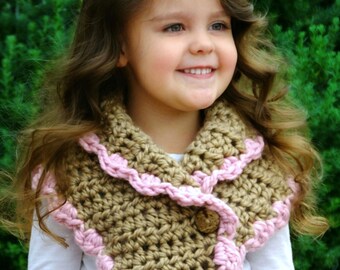 Crochet Pattern - The Fayé Cowl (Baby, Toddler, Child, Adult sizes)