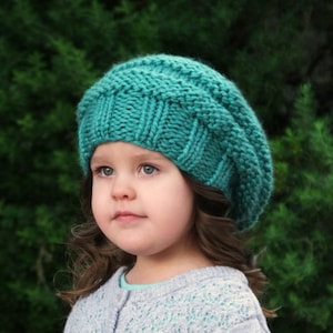 Knitting Pattern - The Ariella Slouchy (Baby, Toddler, Child, Adult sizes)