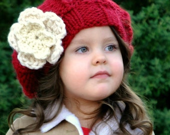 Knitting Pattern -The Monet Slouchy (Baby, Toddler, Child, Adult)