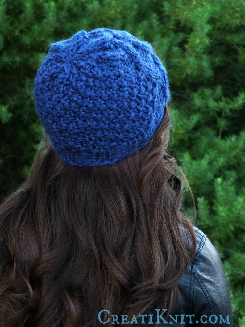 KNITTING PATTERN-The Celtic Cable Beanie image 5