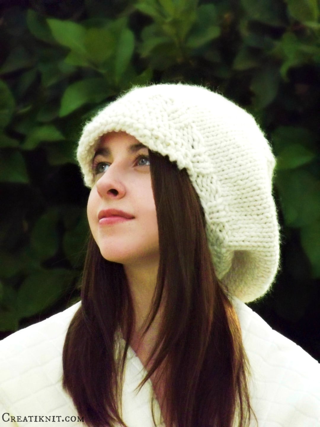 Knitting Pattern - Slouchy Hat Adult Pattern - Etsy