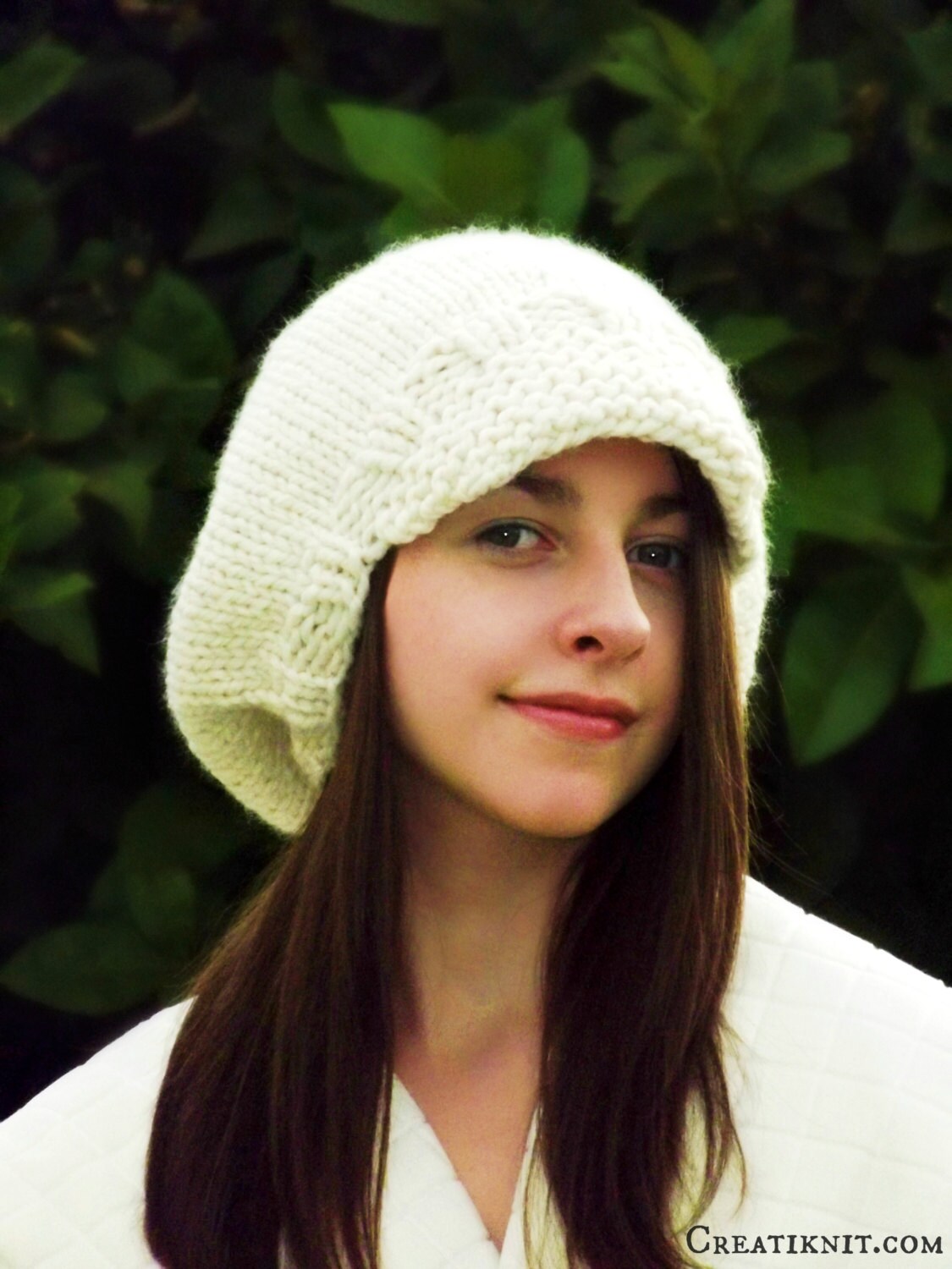 Knitting Pattern - Slouchy Hat Adult Pattern - Etsy
