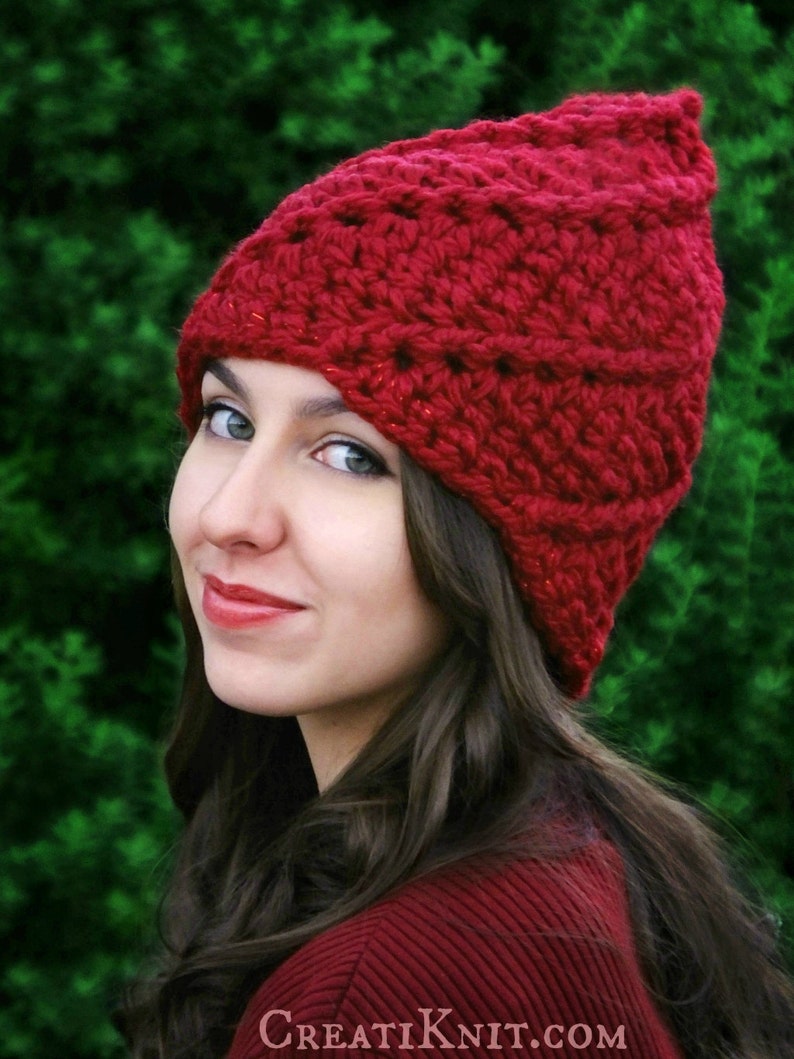 Crochet Pattern The Glenn Gnome Hat Adult image 1