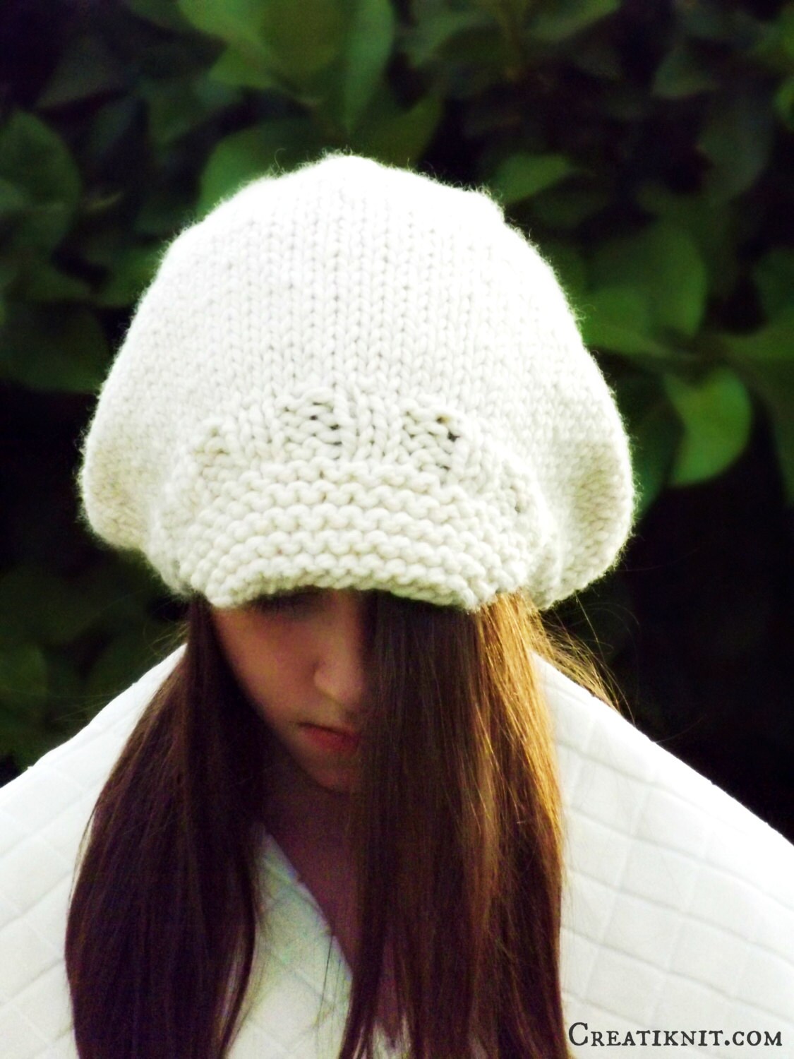 Knitting Pattern - Slouchy Hat Adult Pattern - Etsy